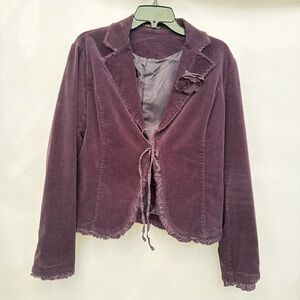 Vintage Plum blazer Jacket in Plum